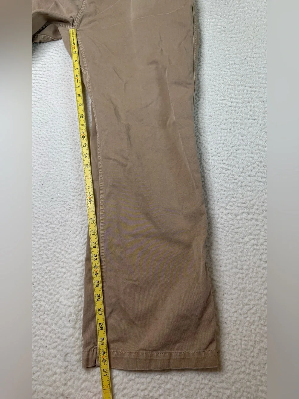 Gramicci Belted Pull On Outdoor Camping Hiking Pants Tan Mens Size XL Length 31